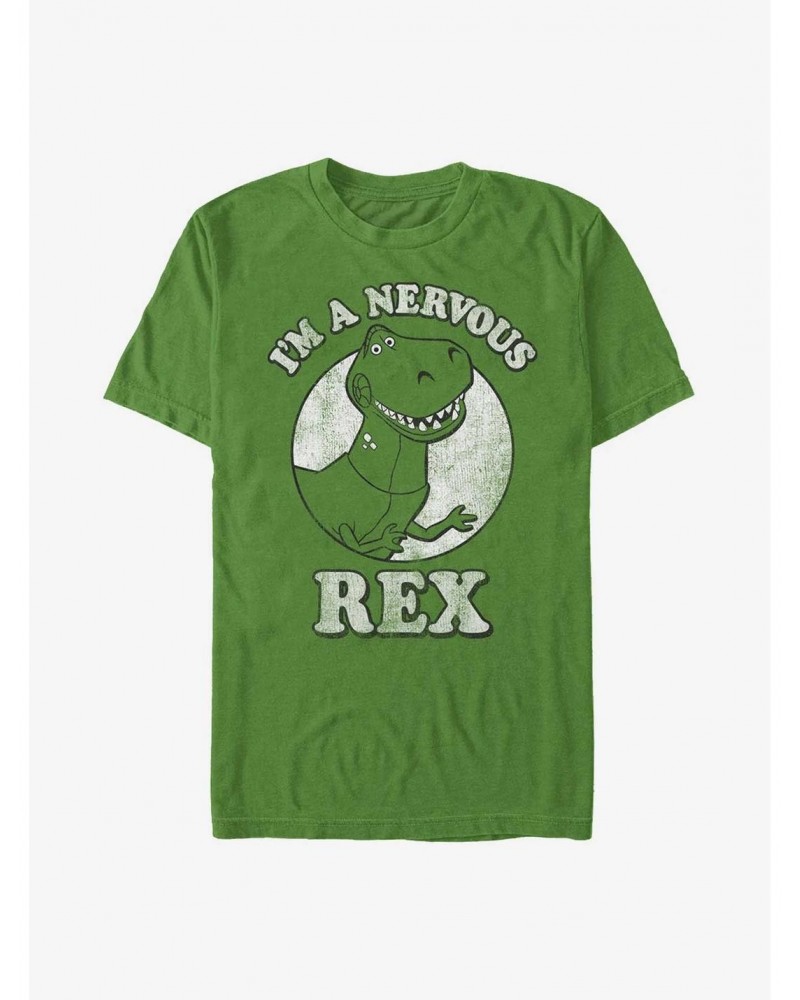 Disney Pixar Toy Story I'm A Nervous Rex T-Shirt $5.59 T-Shirts