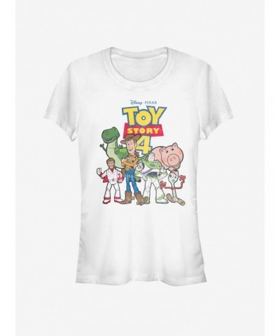 Disney Pixar Toy Story 4 Toy Crew Girls T-Shirt $6.63 T-Shirts