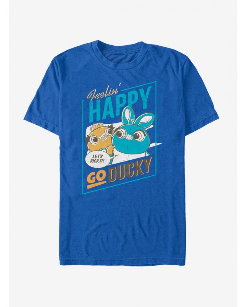 Disney Pixar Toy Story 4 Happy Go Ducky T-Shirt $6.31 T-Shirts