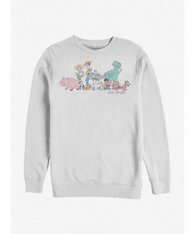 Disney Pixar Toy Story Line Up Crew Sweatshirt $10.92 Sweatshirts