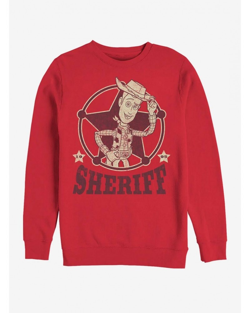 Disney Pixar Toy Story Sheriff Woody Crew Sweatshirt $13.87 Sweatshirts