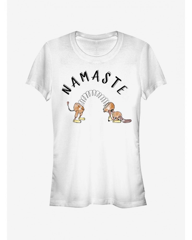 Disney Pixar Toy Story Namaste Slinky Girls T-Shirt $5.34 T-Shirts