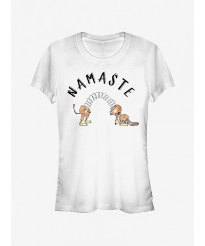 Disney Pixar Toy Story Namaste Slinky Girls T-Shirt $5.34 T-Shirts