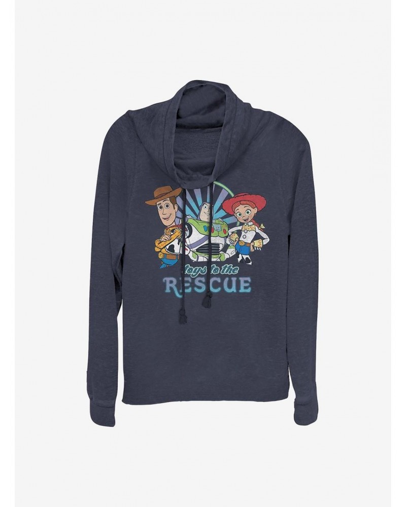 Disney Pixar Toy Story 4 Rescue Cowlneck Long-Sleeve Girls Top $11.49 Tops