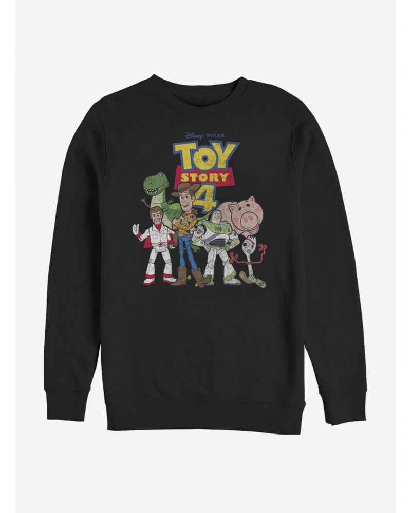 Disney Pixar Toy Story 4 Toy Crew Sweatshirt $10.33 Sweatshirts