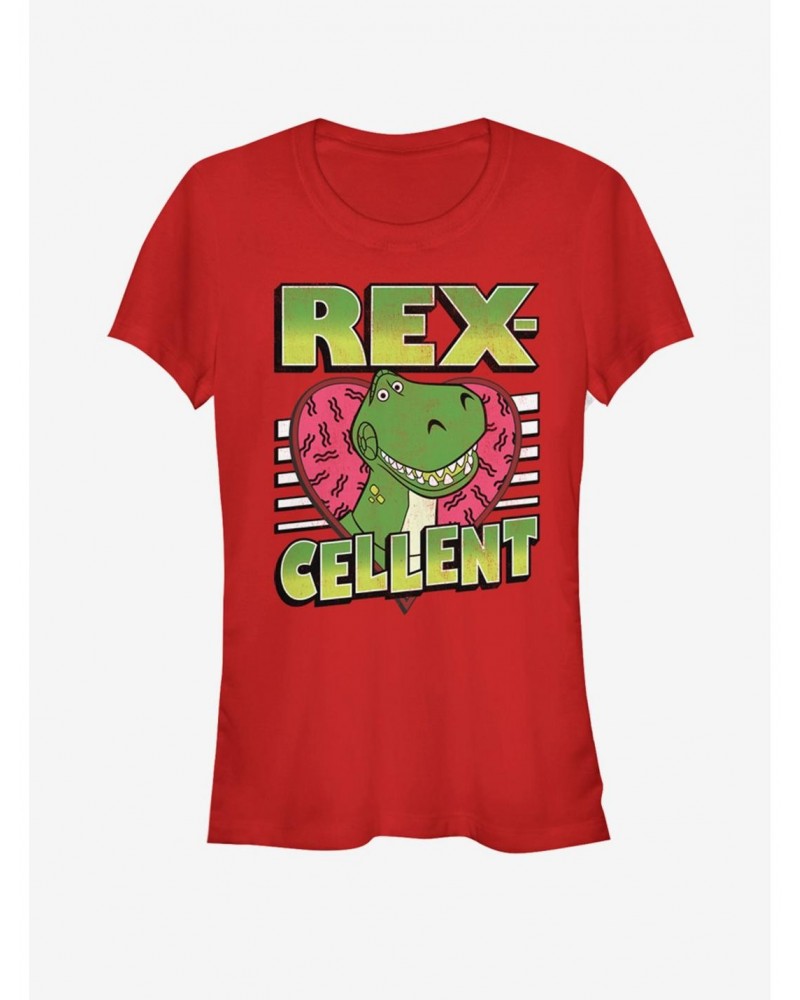 Disney Pixar Toy Story Rexcellent Heart Girls T-Shirt $7.93 T-Shirts