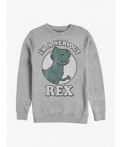 Disney Pixar Toy Story Nervous Rex Sweatshirt $13.28 Sweatshirts