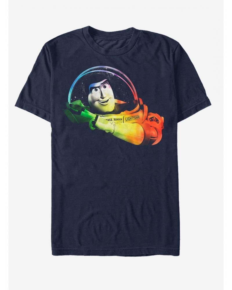 Disney Pixar Toy Story Rainbow Buzz T-Shirt $5.02 T-Shirts