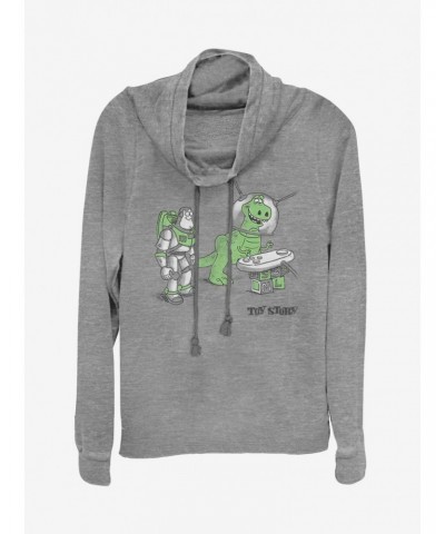 Disney Pixar Toy Story Let's Play Cowlneck Long-Sleeve Girls Top $17.24 Tops