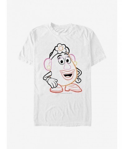 Disney Pixar Toy Story 4 Line Art Mrs. Potato T-Shirt $6.52 T-Shirts