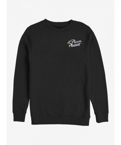 Disney Pixar Toy Story Vintage Pizza Logo Crew Sweatshirt $10.63 Sweatshirts