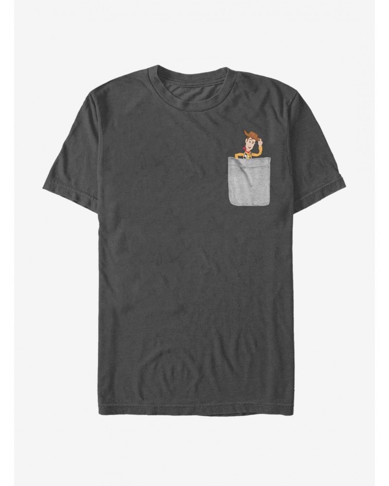 Disney Pixar Toy Story Woody Faux Pocket T-Shirt $7.30 T-Shirts