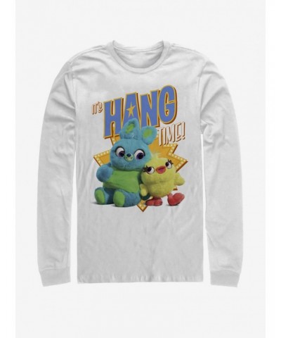 Disney Pixar Toy Story 4 Hang Time White Long-Sleeve T-Shirt $13.16 T-Shirts