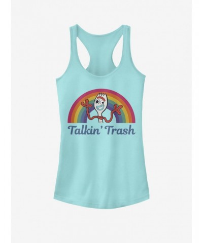 Disney Pixar Toy Story 4 Talkin' Trash Girls Cancun Blue Tank Top $9.56 Tops