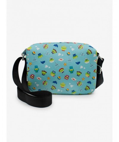 Disney Pixar Toy Story Alien Remix Pizza Planet Crossbody Bag $17.56 Bags