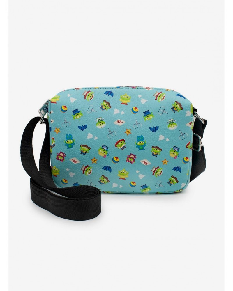 Disney Pixar Toy Story Alien Remix Pizza Planet Crossbody Bag $17.56 Bags