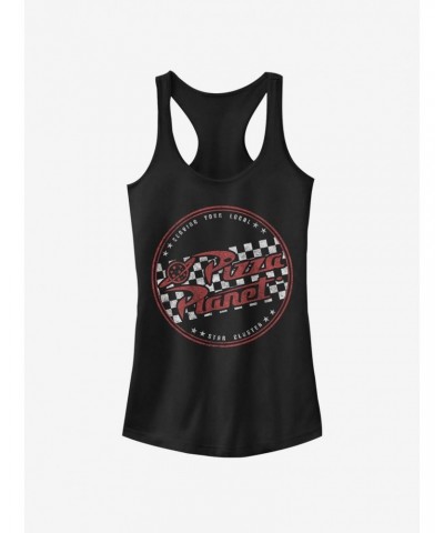 Disney Pixar Toy Story Pizza Planet Logo Girls Tank $8.37 Tanks