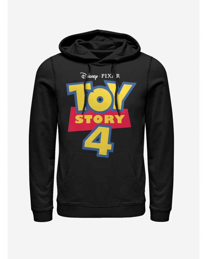 Disney Pixar Toy Story 4 Full Color Logo Hoodie $11.49 Hoodies