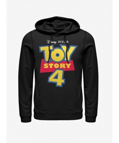 Disney Pixar Toy Story 4 Full Color Logo Hoodie $11.49 Hoodies