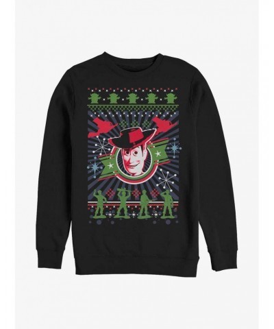 Disney Pixar Toy Story Winter Stitches Crew Sweatshirt $8.86 Sweatshirts