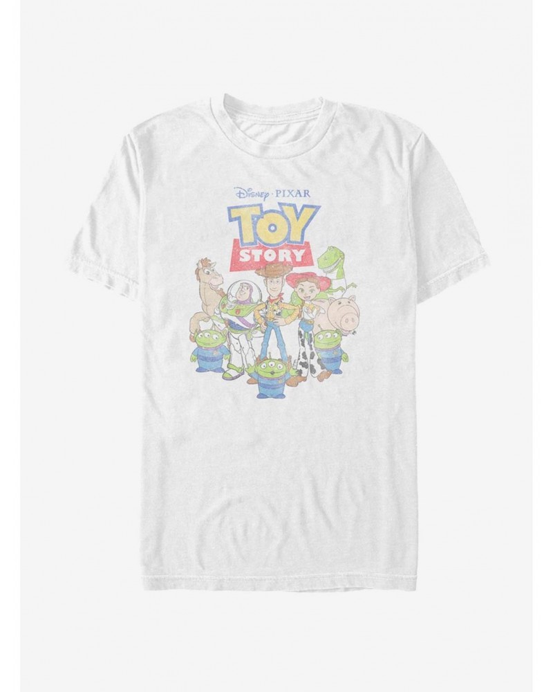 Disney Pixar Toy Story Distressed Toy GroUp 97 105 T-Shirt $6.37 T-Shirts