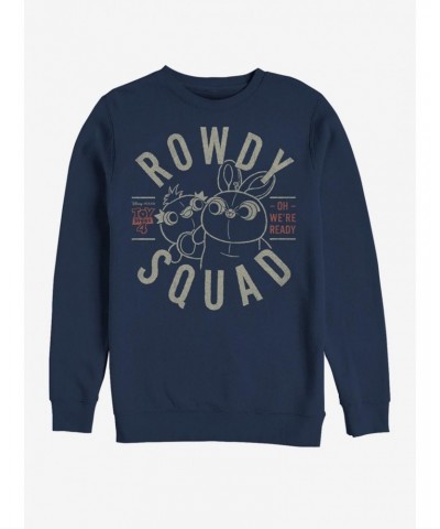 Disney Pixar Toy Story 4 Rowdy Squad Navy Blue Sweatshirt $13.58 Sweatshirts