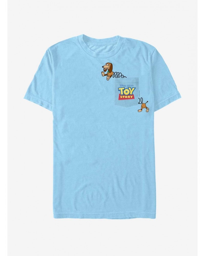 Disney Pixar Toy Story Slinky Dog Pocket T-Shirt $5.75 T-Shirts