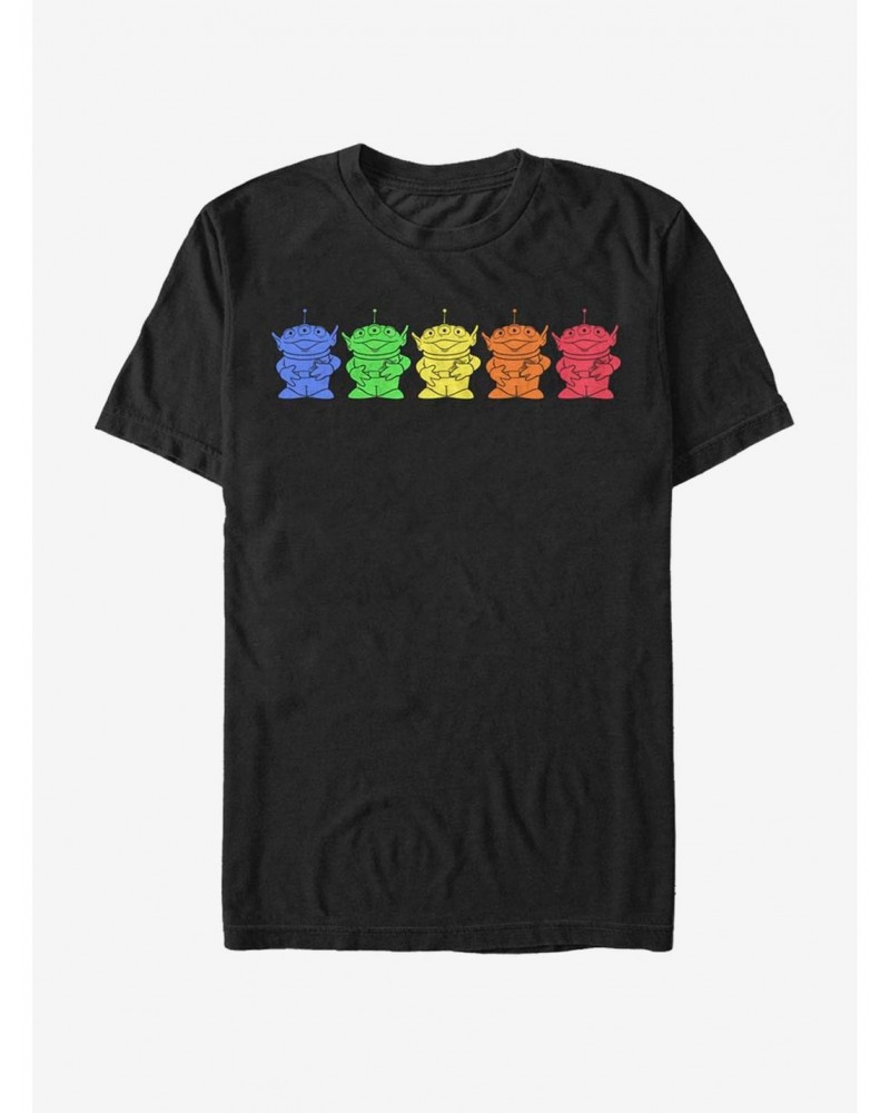 Disney Pixar Toy Story Chromatic Aliens T-Shirt $6.15 T-Shirts