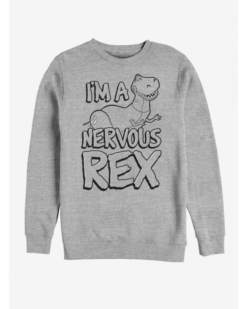 Disney Pixar Toy Story Nervous Rex Sweatshirt $11.51 Sweatshirts