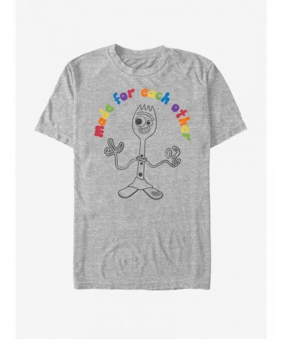 Disney Pixar Toy Story 4 Forky Pair T-Shirt $6.68 T-Shirts