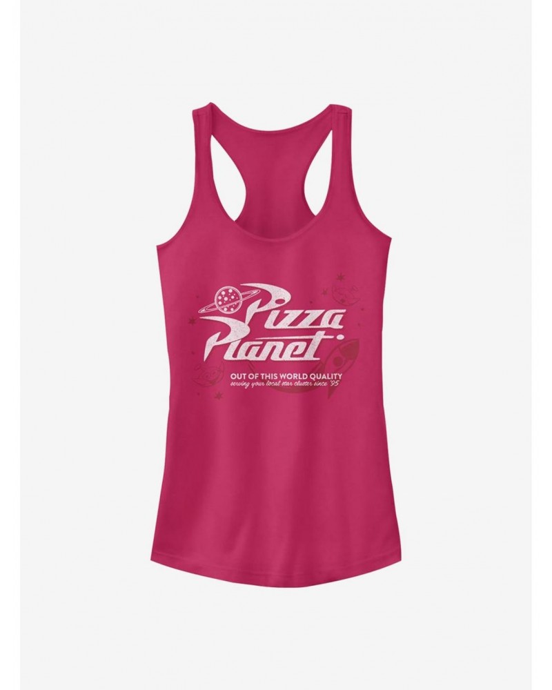 Disney Pixar Toy Story Retro Pizza Planet Girls Tank $7.97 Tanks