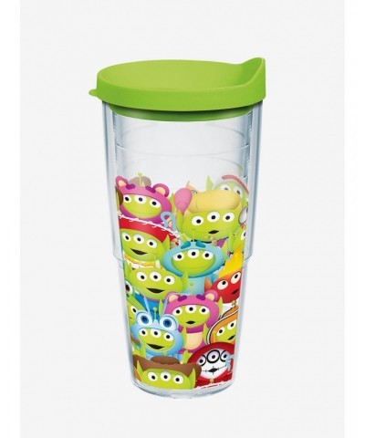 Disney Pixar Toy Story Alien Collage 24oz Classic Tumbler With Lid $10.99 Tumblers