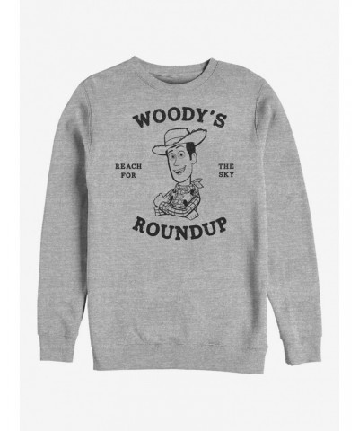 Disney Pixar Toy Story 4 Woody's Roundup Crew Sweatshirt $10.33 Sweatshirts