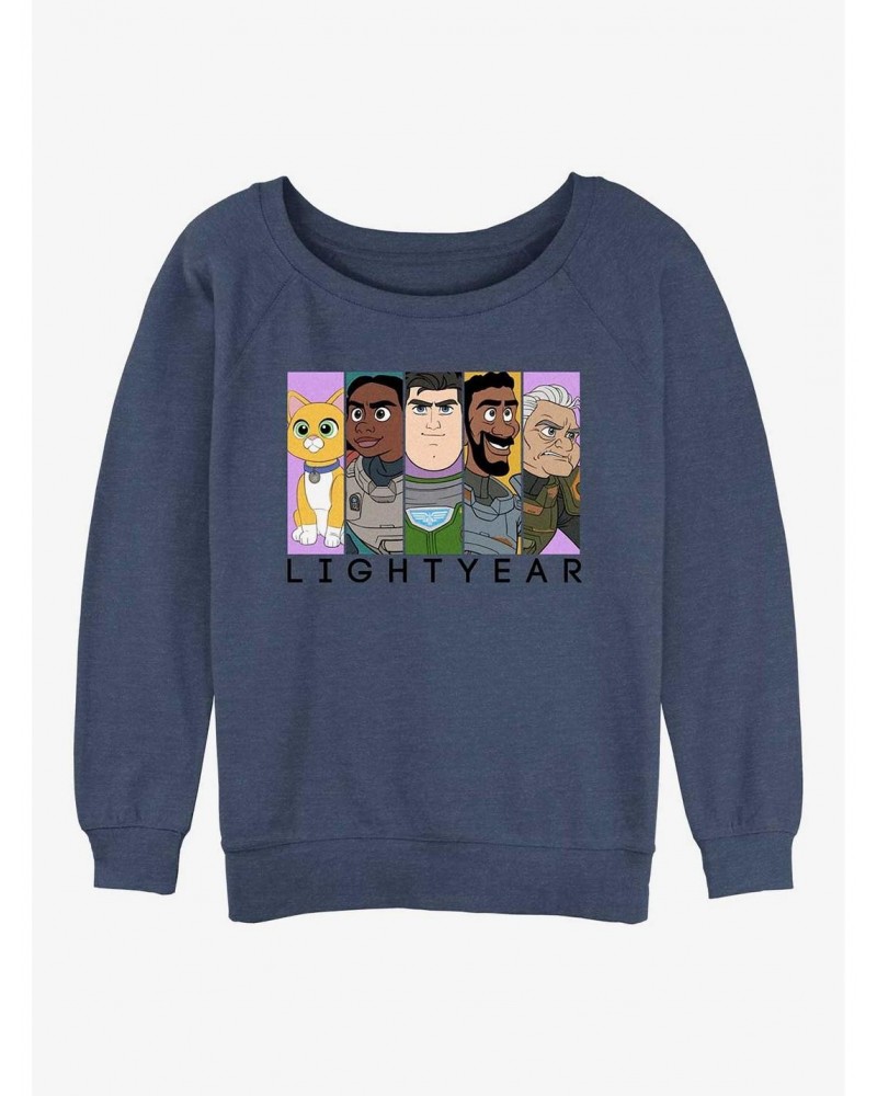 Disney Pixar Lightyear Space Heroes Girls Slouchy Sweatshirt $11.51 Sweatshirts