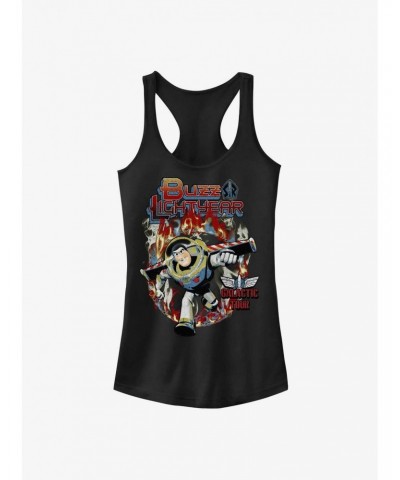 Disney Pixar Toy Story Buzz Lightyear Trial By Fire Girls Tank $6.18 Tanks