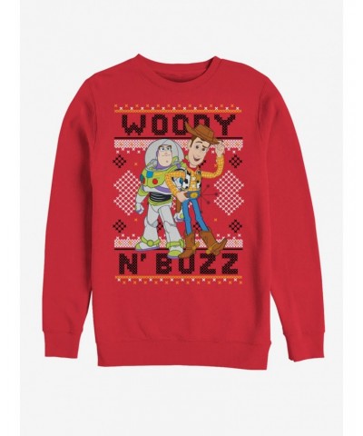 Disney Pixar Toy Story Woody Buzz Sew Sweatshirt $12.40 Sweatshirts