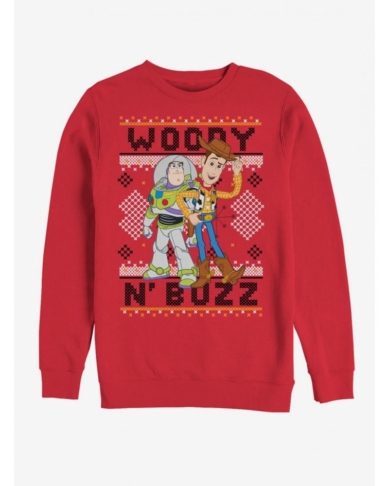 Disney Pixar Toy Story Woody Buzz Sew Sweatshirt $12.40 Sweatshirts