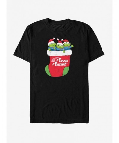 Disney Toy Story Pizza Planet Alien Christmas Stocking T-Shirt $7.12 T-Shirts