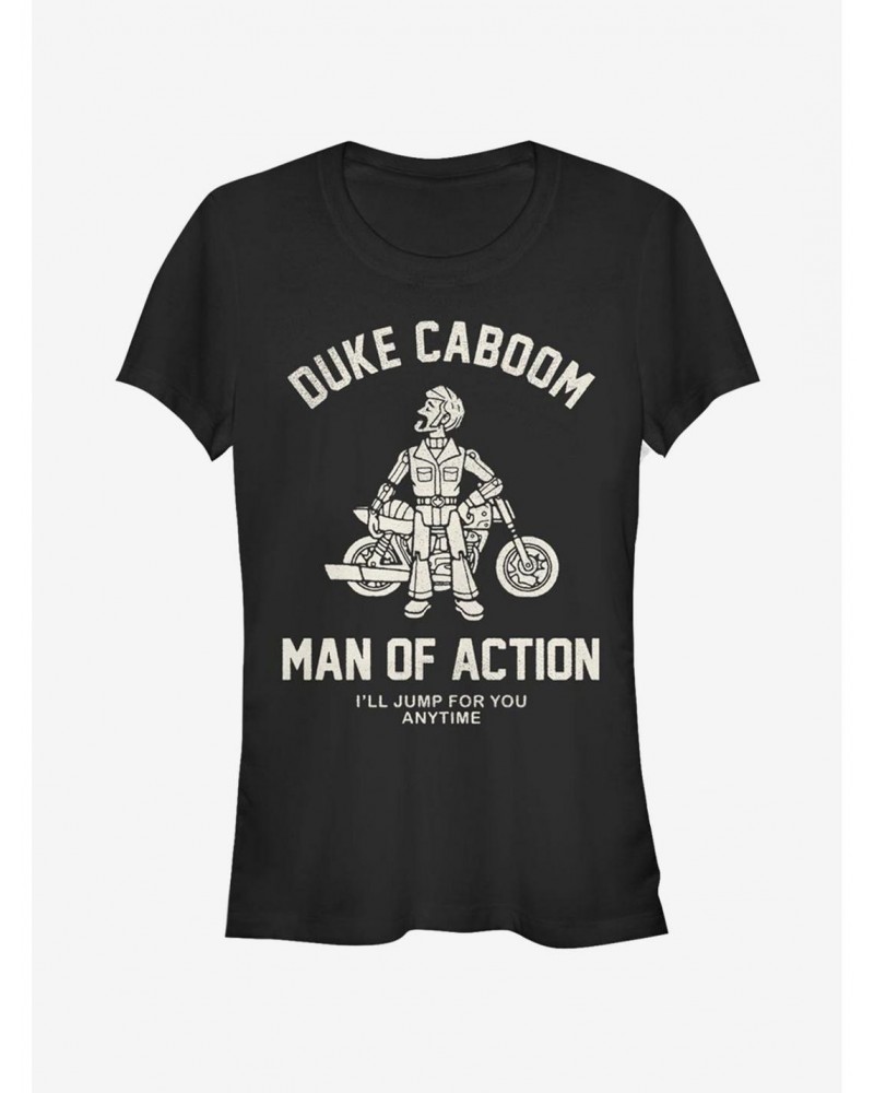 Disney Pixar Toy Story 4 Duke Caboom Girls T-Shirt $5.34 T-Shirts