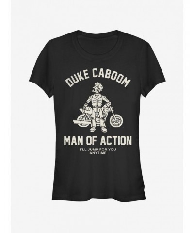 Disney Pixar Toy Story 4 Duke Caboom Girls T-Shirt $5.34 T-Shirts