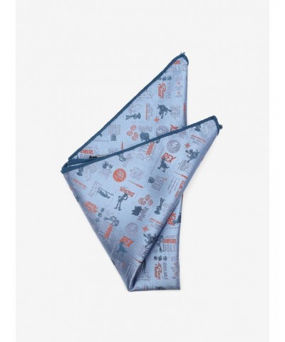 Disney Pixar Toy Story 4 Characters Blue Pocket Square $11.85 Squares