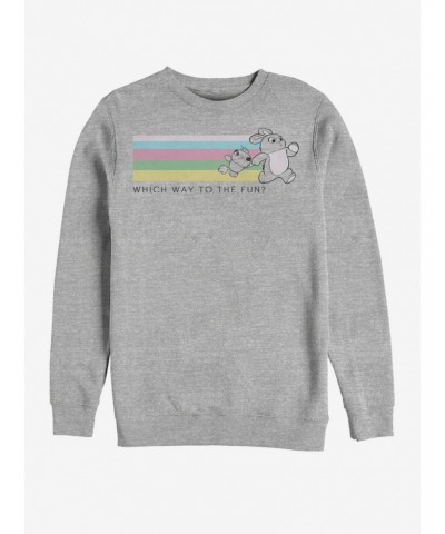 Disney Pixar Toy Story 4 Which Way To Fun Heathered Sweatshirt $14.76 Sweatshirts