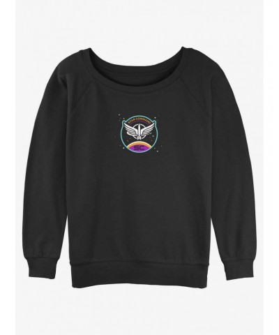 Disney Pixar Lightyear Star Command Icon Girls Slouchy Sweatshirt $9.45 Sweatshirts