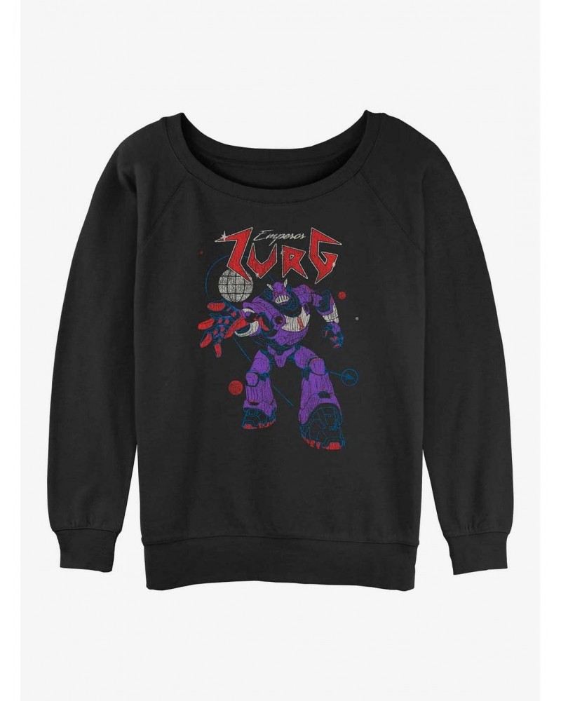 Disney Pixar Lightyear Metal Zurg Girls Slouchy Sweatshirt $10.33 Sweatshirts