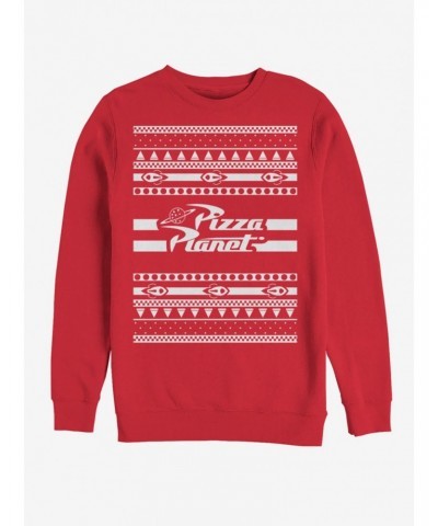 Disney Pixar Toy Story Pizza Planet Ugly Sweater Sweatshirt $10.33 Sweatshirts