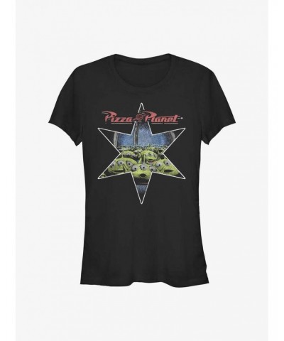 Disney Pixar Toy Story Pizza Planet Alien Star Girls T-Shirt $5.34 T-Shirts