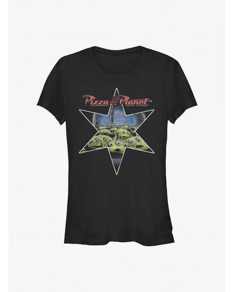 Disney Pixar Toy Story Pizza Planet Alien Star Girls T-Shirt $5.34 T-Shirts