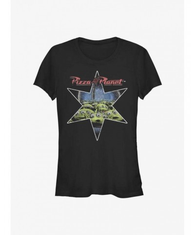 Disney Pixar Toy Story Pizza Planet Alien Star Girls T-Shirt $5.34 T-Shirts