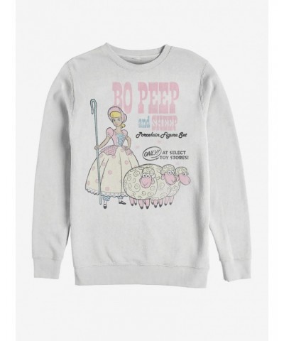 Disney Pixar Toy Story 4 Bo Peep And Sheep White Sweatshirt $10.63 Sweatshirts